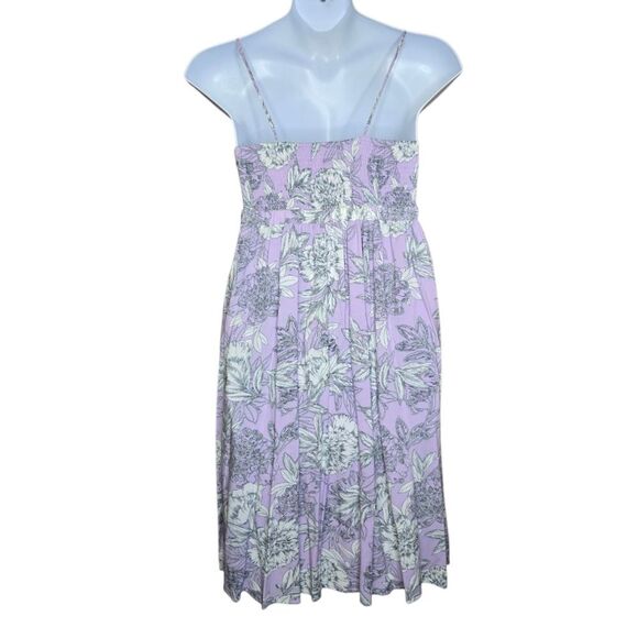 BARDOT lilac floral Ibiza cutout spaghetti strap midi dress‎ blogger fave M - Picture 4 of 12